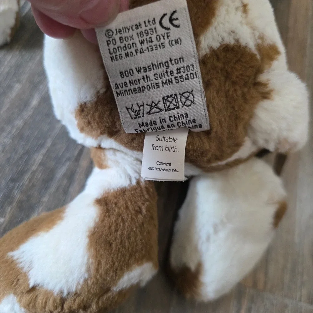Retired Jellycat London Bashful Pinto Pony Plush Stuffed Animal  12 Inch